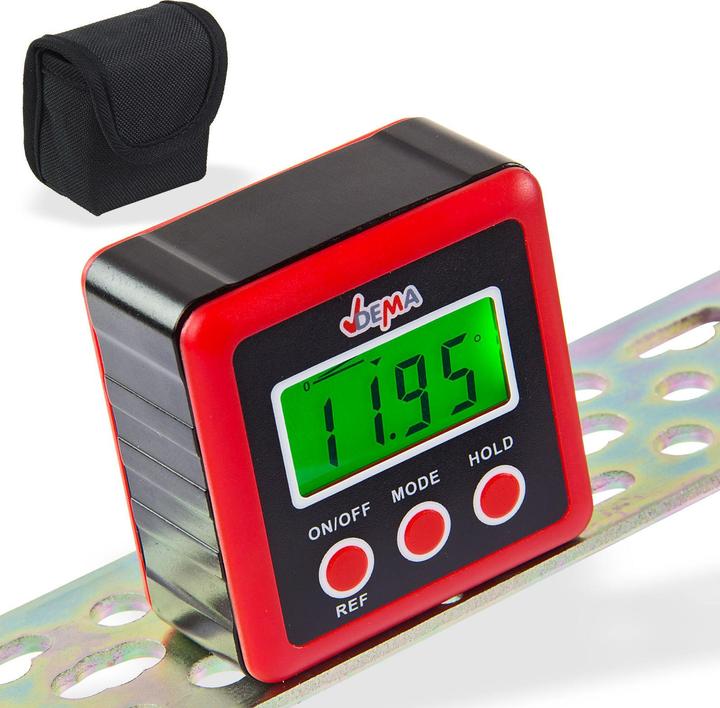 Actual product image Dema Digital spirit level with protractor LCD display (5.80 cm)