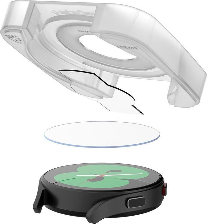 Actual product image Spigen Glas.TR Sam Galaxy Watch 4/5 40mm Classic 2-Pack "EZ FIT" AGL05340 szkło hartowane