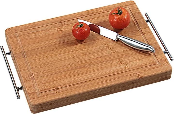 Produktbild Kesper Tranchierbrett aus Bambus mit Alugriffen 42,5x28cm