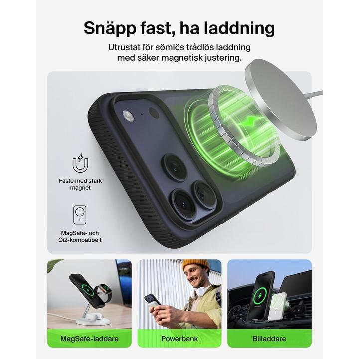 Actual product image Belkin Grip magn. Schutzhülle iPhone 17 ProMax schw.MSA036hqBK (Apple iPhone 17 Pro Max)