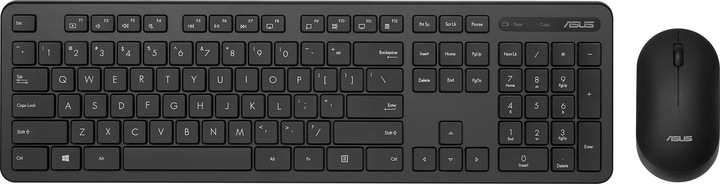 Image du produit ASUS Ce CW100 sans fil et souris dt. mise en page est noir (DE, Sans fil)