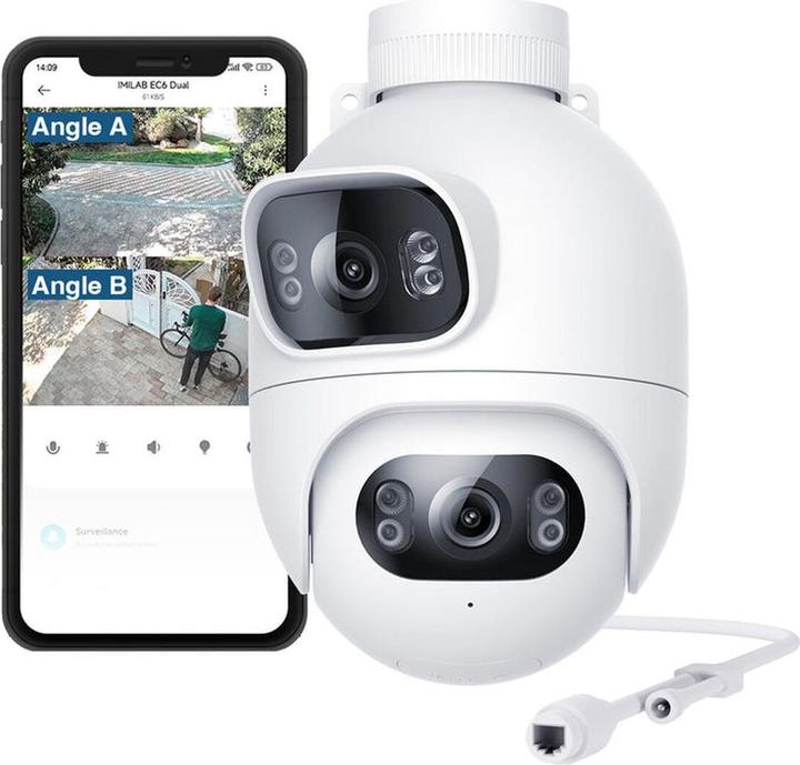Actual product image imilab EC6 Netv??rksoverv??gningskamera Udend??rs 2K (1920 x 1080 Pixels)