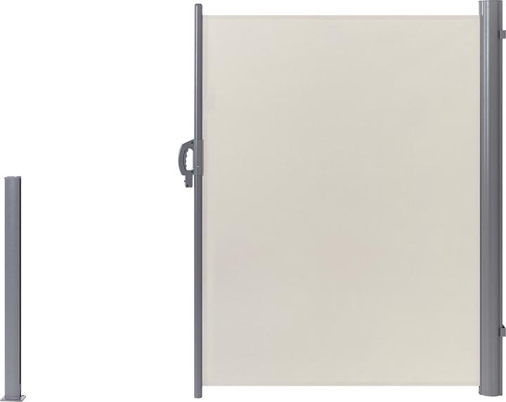 Produktbild Beliani Seitenmarkise beige ausziehbar 160 x 300 cm DORIO (3.05 m)