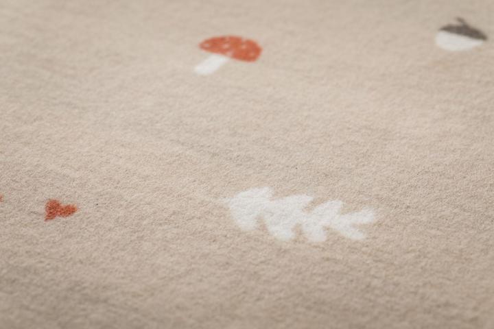 Actual product image David Fussenegger Babydecke Forest Friends natur (90 x 70 cm)