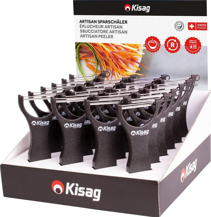 Image du produit Kisag Présentoir Éplucheur Artisan 24 pièces