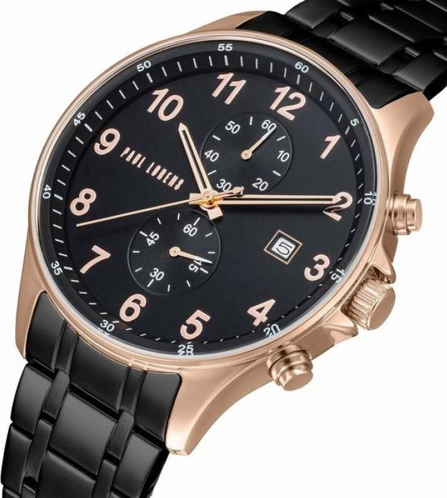 Actual product image Paul Lorens Zegarek Zegarek męski GHOST 20002B-1A4 (Chronograph, 45 mm)