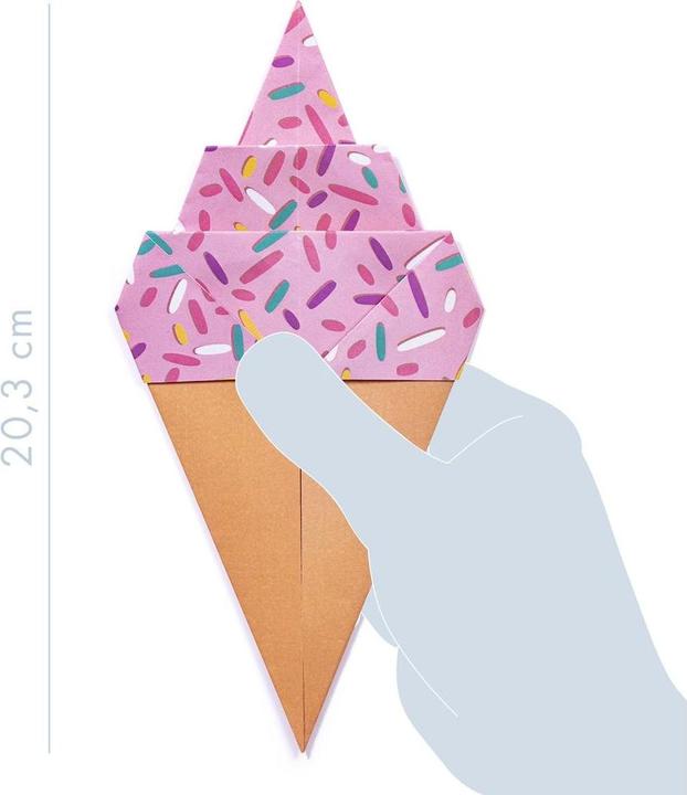 Actual product image My Mandarine Origami paper 20x20cm OR522C Sweets 70g 60 sheets (70 g/m², 60 x)