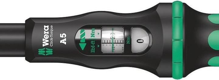 Productafbeelding Wera Click-Torque A 5 (1/4", 2.50 Nm, 25 Nm)