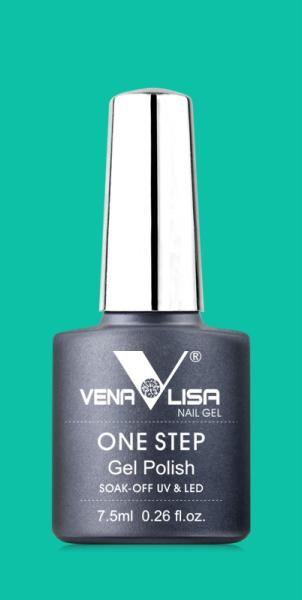 Venalisa Vernis en gel 3 en 1 Green Sea UV/LED (Mer verte, Vernis semi-permanent)