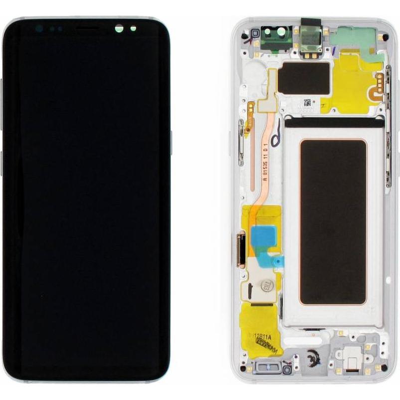 Samsung Front LCD Asm Silver SM-G950F Galaxy S8 (Display), Mobilgerät Ersatzteile, Silber