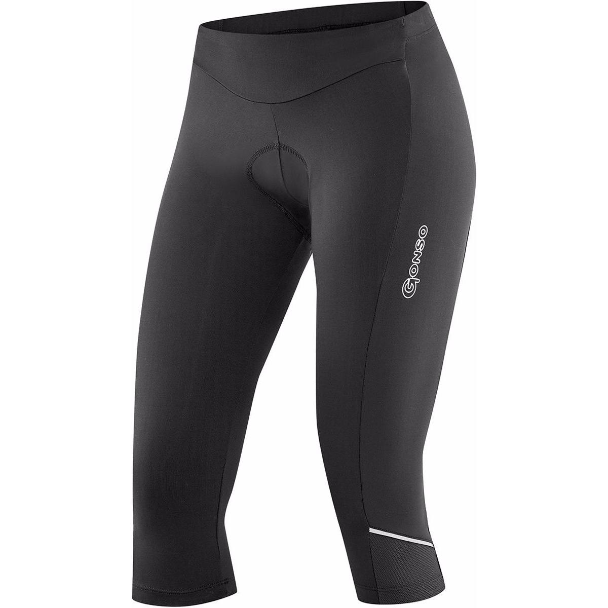 Gonso, Damen, Velohosen, Bella 3/4 Radhose (4XL), Schwarz, 4XL