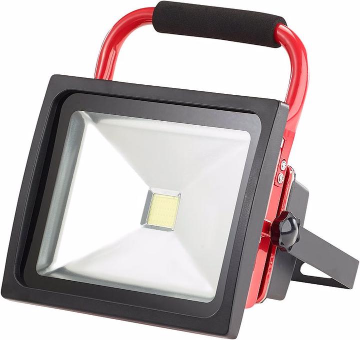 Produktbild Luminea Wetterfester LED-Akku-Baustrahler