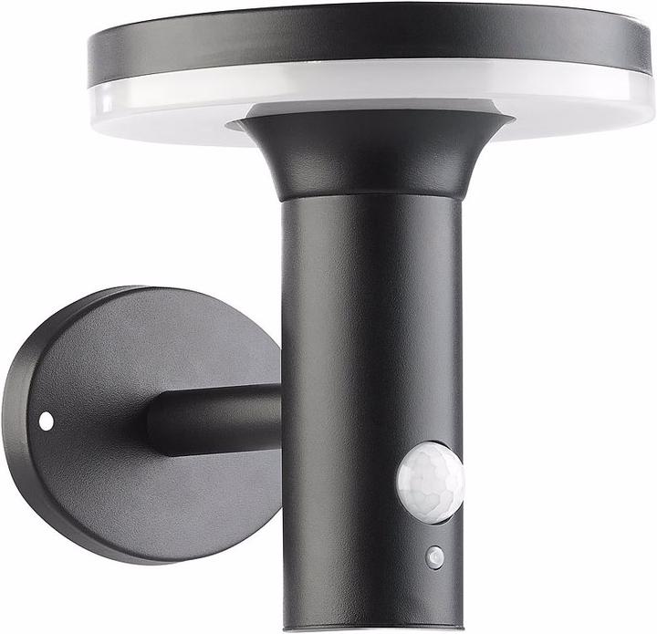 Image du produit Lunartec Applique solaire à LED de qualité supérieure avec capteur PIR et veilleuse de nuit (600 lm, IP44)