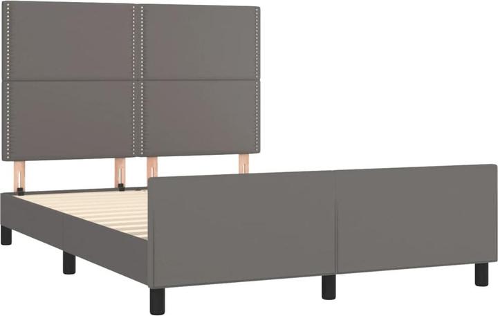 Produktbild vidaXL Bettgestell mit Kopfteil (140 x 190 cm)