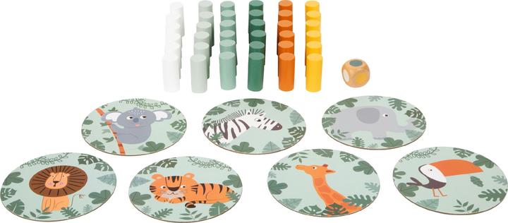Produktbild small foot Wackelturm "Safari" (Englisch, Schweizerdeutsch)