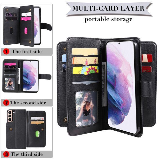 Actual product image MU Style Faux leather wallet case with stand function (Samsung Galaxy S22+)