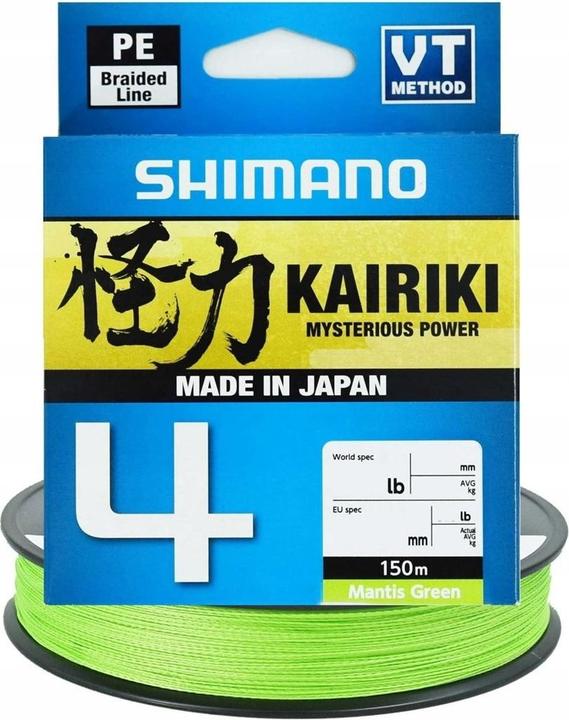 Produktbild Shimano Kairiki 4 Mantis Green (11.60 kg, 0.19 mm)