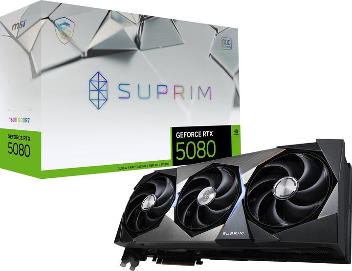 Produktbild MSI GeForce RTX 5080 SUPRIM SOC (16 GB)