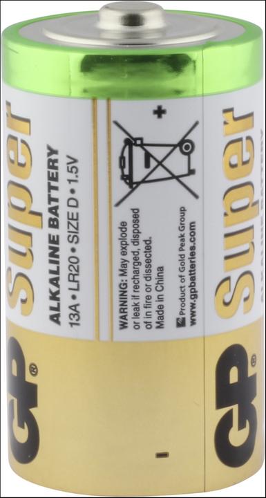 Actual product image GP Batteries Super (2 pcs., D, 1300 mAh)