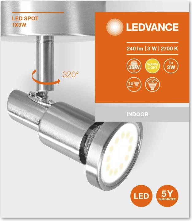 Produktbild Ledvance LED Spot (720 lm, GU10)