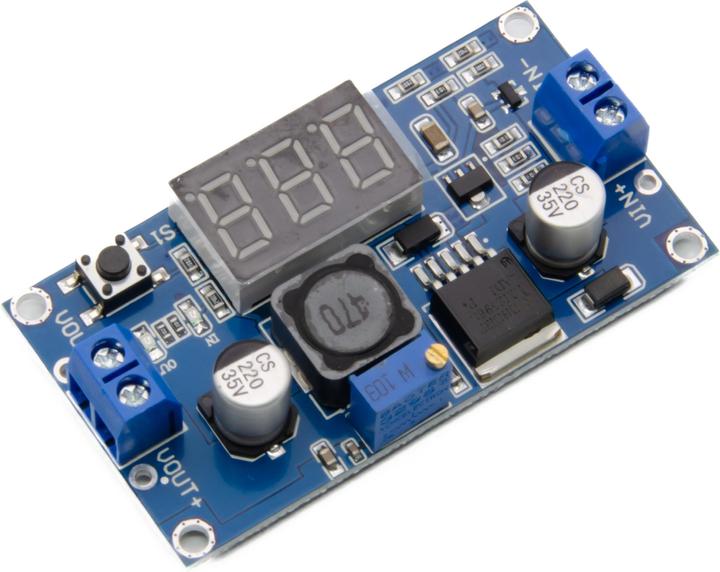 Produktbild Purecrea LM2596 DC-DC Step-Down Abwärtswandler Modul mit Anzeige