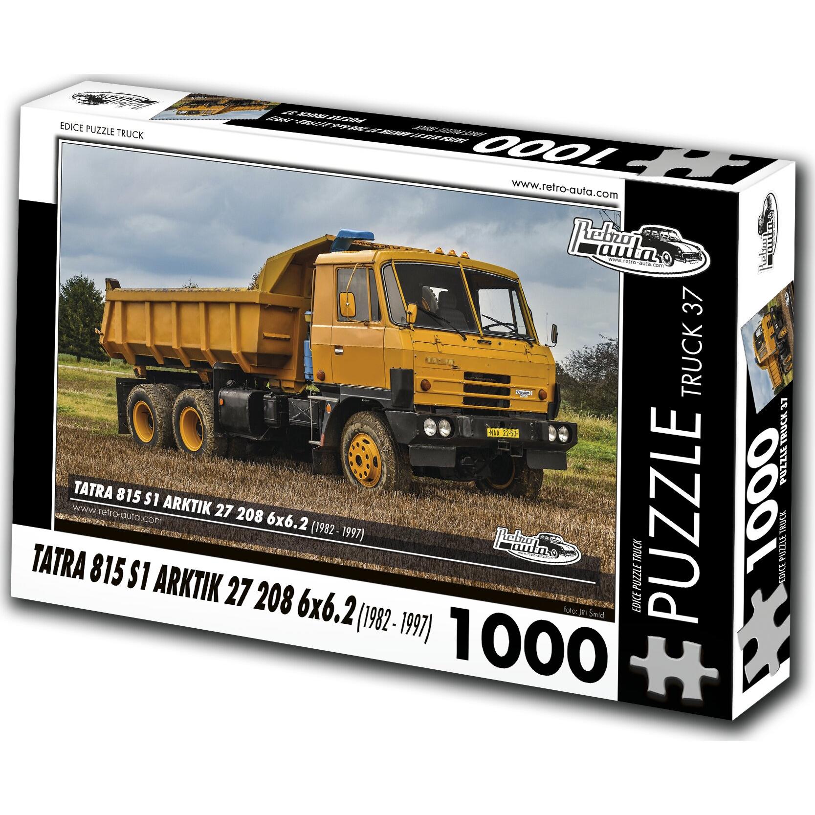 Retro-auta Puzzle TRUCK No.37 Tatra 815 S1 Arktik 27 208 6x6.2 (1982 - 1997) 1000 Teile
