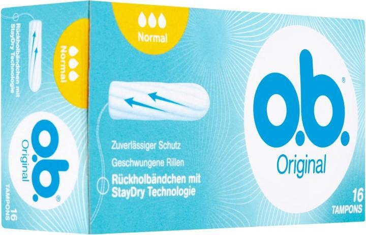 Actual product image o.b. Original Normal (16 x, Regular)