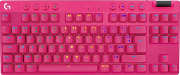 Produktbild Logitech G G Pro X Tkl Lightspeed Magenta (Französisch, Kabellos)