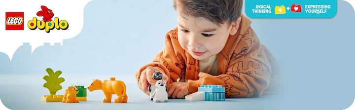 Image du produit LEGO Wildtier-Familien: Pinguine und Löwen (10442)