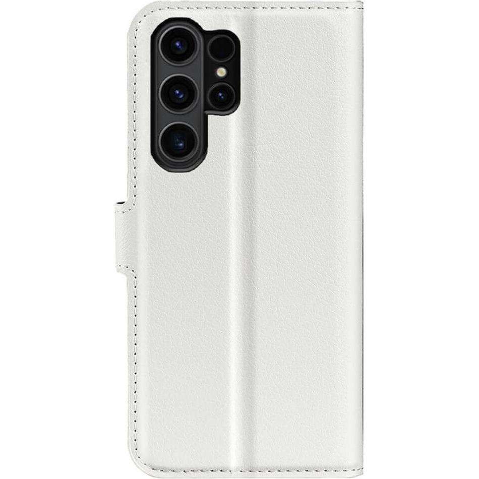 Thumbnail - Cover-Discount Leder Etui Hülle weiss (Samsung Galaxy S24 Ultra), Smartphone Hülle, Weiss