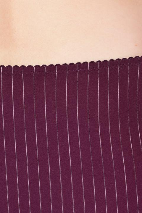 Image du produit Ulla Popken Lot de 2 culottes midi, fines rayures, modèle moyennement échancré (54)