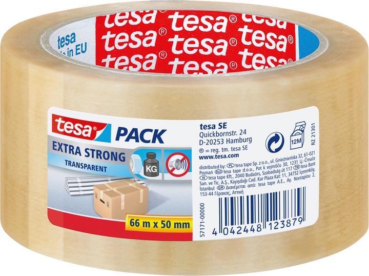 Actual product image tesa tesapack PVC transparent (50 mm)