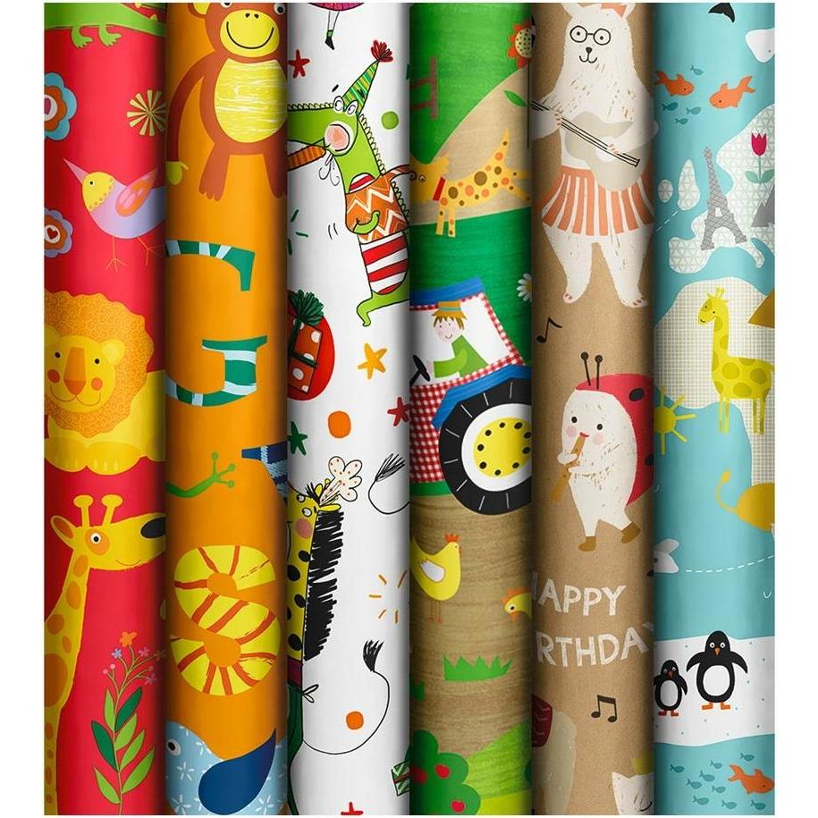 Stewo, Geschenkverpackung, Geschenkpapier 70x200cm Basic Kids (Geschenkpapier, 1 x)