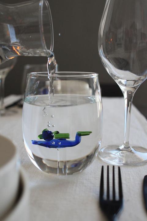 Immagine prodotto Winkee Bicchieri per bere - Scuba Diver fatti a mano (1 x)