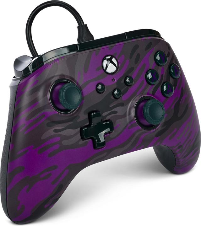 Produktbild PowerA Advantage Wired Controller -peliohjain, Purple Camo, Xbox (Xbox Series S, Xbox Series X)