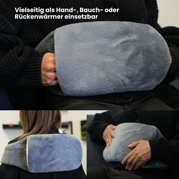 Produktbild Hermex Wärmegürtel- und Wärmflaschen-Set Handwärmer Bauchwärmer Heizflasche (0.80 l)