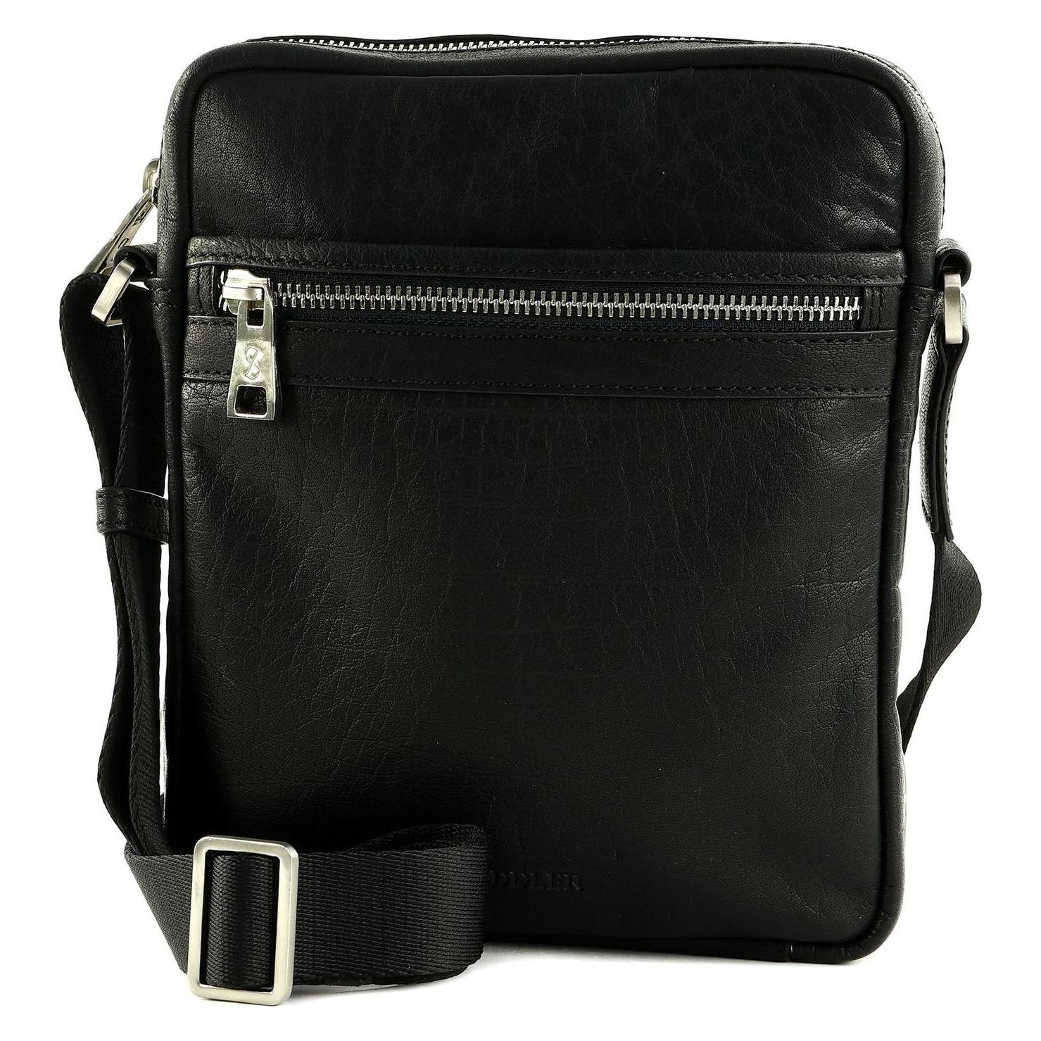 Saddler, Unisex, Handtasche, Valle Messenger Bag, Schwarz
