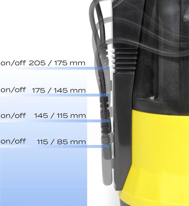 Produktbild Wiltec Schmutzwasserpumpe mit Sensor 400W Tauchpumpe 8500l/h Wasserpumpe Pumpe (Schmutzwasserpumpe)