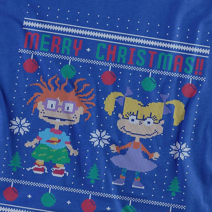 Immagine prodotto Rugrats Merry Ugly Felpa Chucky e Angelica Maglione di Natale Adulto Unisex (S)