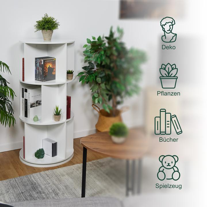 Produktbild Relaxdays Bücherregal (Ø 50 x 104 cm)
