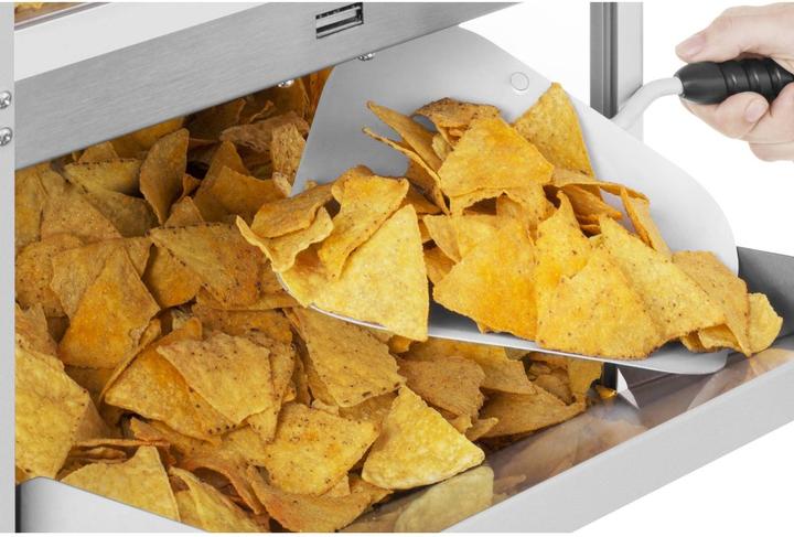Produktbild Royal Catering Nacho Wärmer Original Wärmetheke 160 Watt 65 °C Nacho Erdnüsse Popcorn Edelstahl