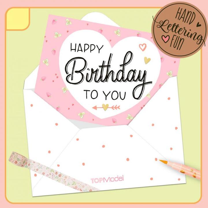 Produktbild Top Model Handlettering Set Flower Berry