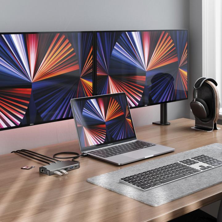 Actual product image Alogic Docking Station Universal Triple DV3 (USB-C)