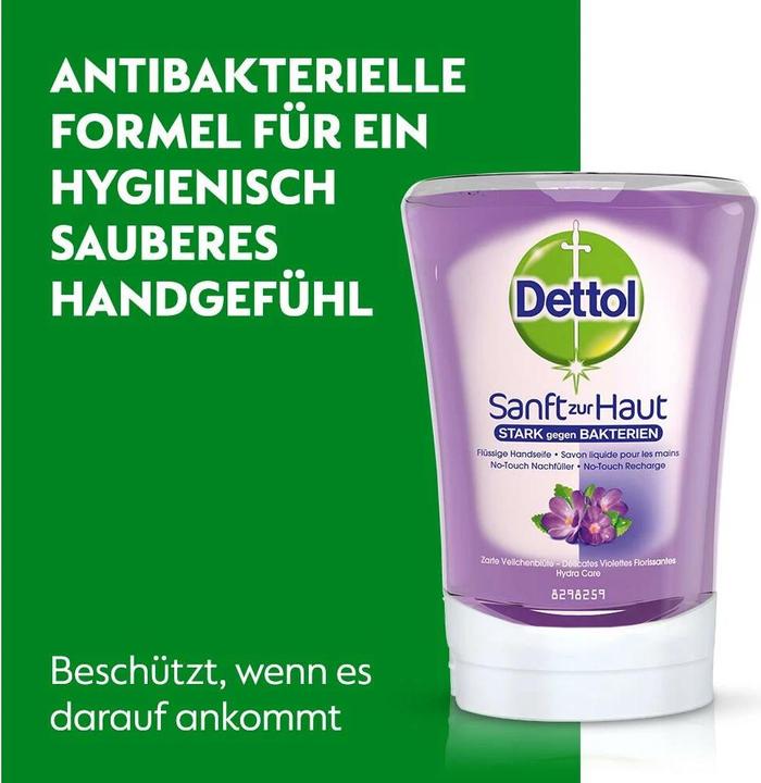 Actual product image Dettol No-Touch Hand Soap Refill Violet Blossom (refill, 250 ml)