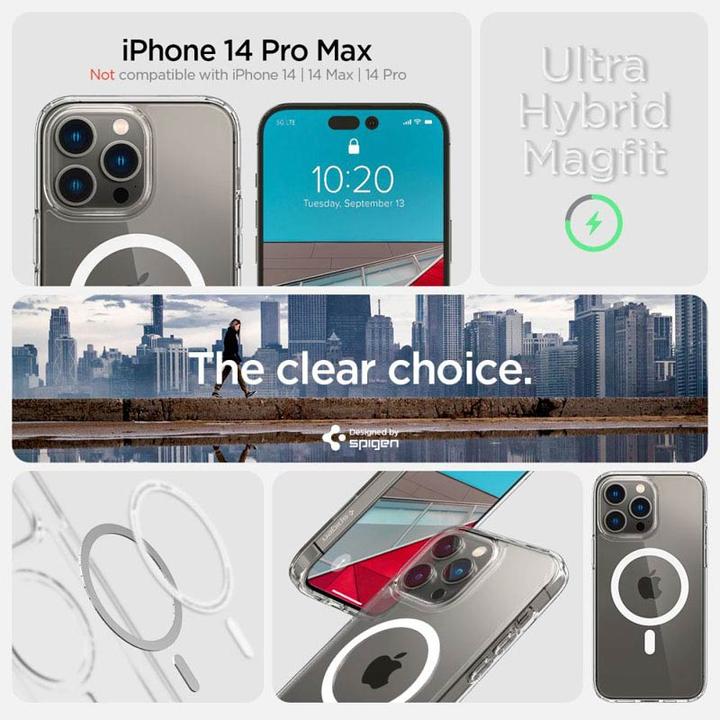 Actual product image Spigen Ultra Hybrid MagFit Series (Apple iPhone 14 Pro Max)