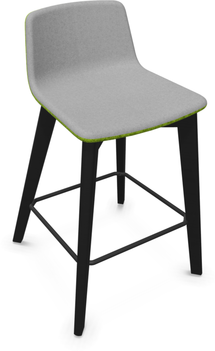 Grey, Black, Light green melange, Ash stained black