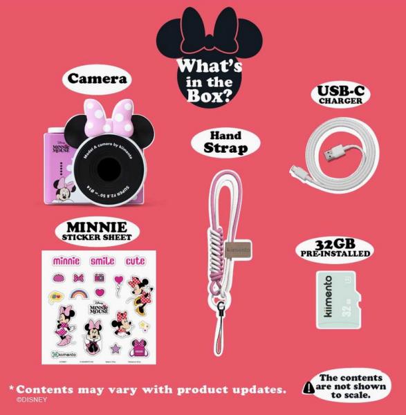 Actual product image Kidamento Digitalkamera Minnie Mouse