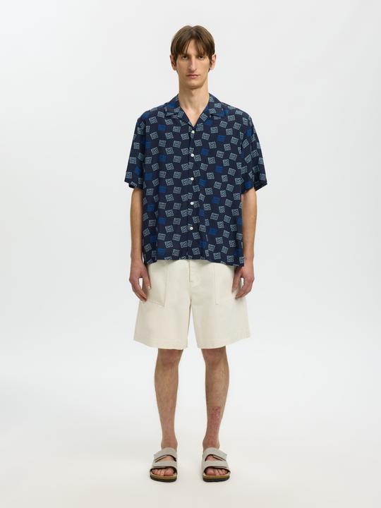 Actual product image Selected Relaxed Fit Kurzarmhemd (S)