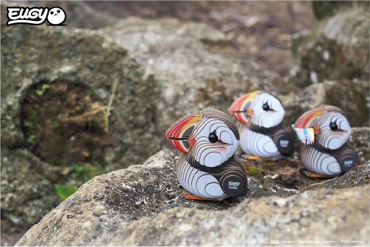 Actual product image Eugy 3D craft kit puffin(MQ6)