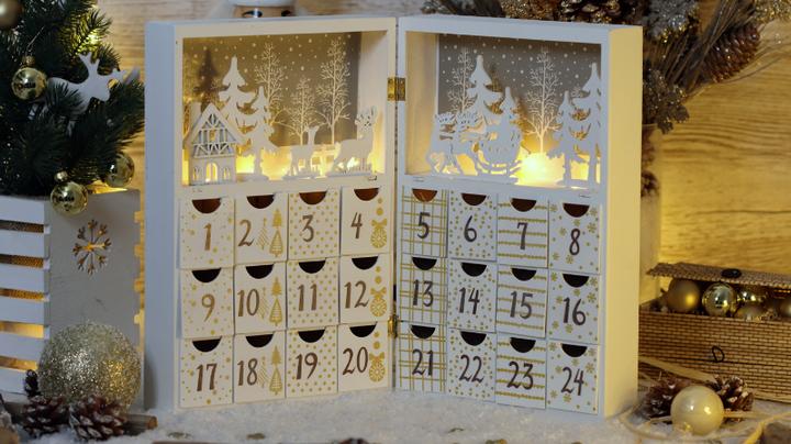 Image du produit Tracon LED-Weihnachts-Adventskalender Batteriefach